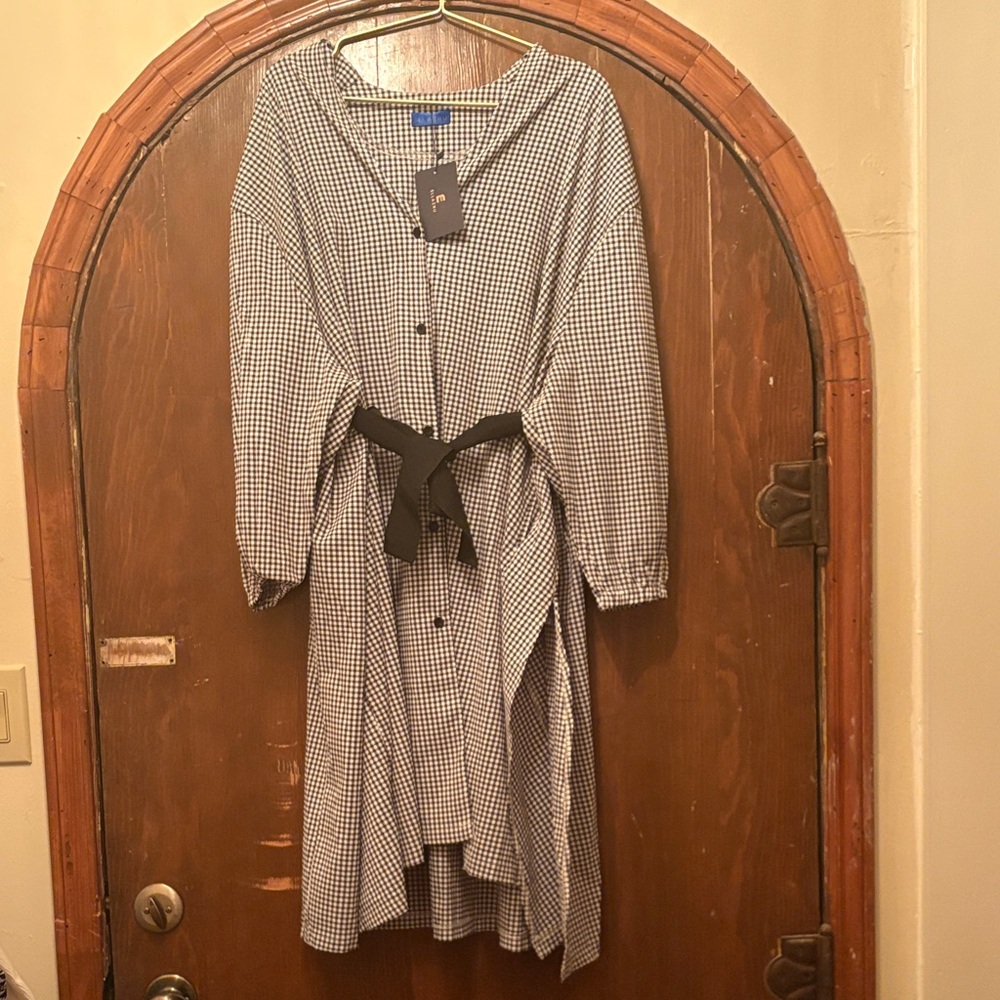 Ellazhu Dolman Sleeve Asymmetrical Dress